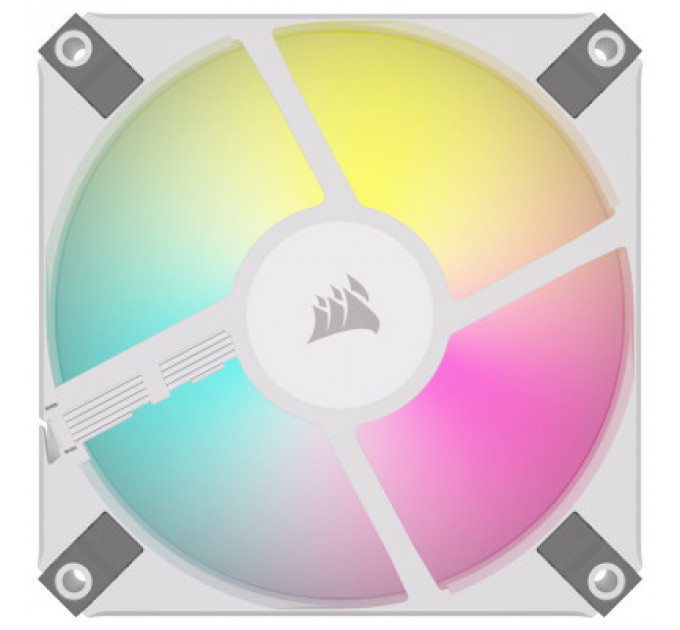 Кулер до корпусу Corsair iCUE AF120 RGB Slim White (CO-9050164-WW)