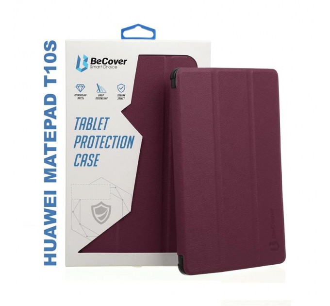 Чехол-книжка BeCover Smart Case для Huawei MatePad T 10s/T 10s (2nd Gen) Red Wine (705405)