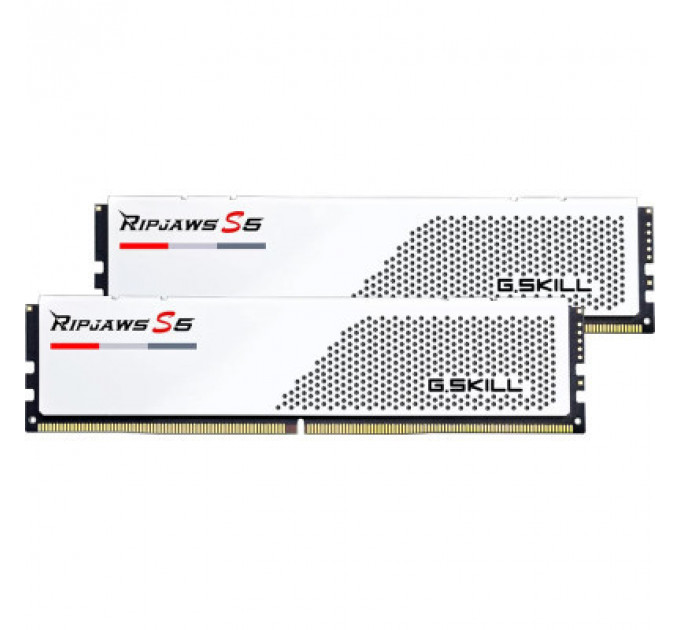 Модуль пам'яті для комп'ютера DDR5 64GB (2x32GB) 6000 MHz Ripjaws S5 G.Skill (F5-6000J3040G32GX2-RS5W)