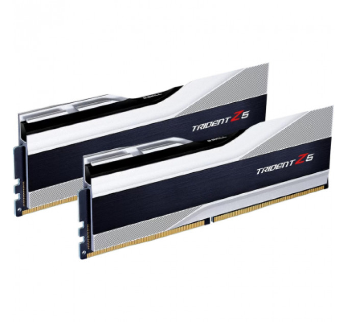 Модуль пам'яті для комп'ютера DDR5 64GB (2x32GB) 6000 MHz Trident Z5 Silver G.Skill (F5-6000J3238G32GX2-TZ5S)