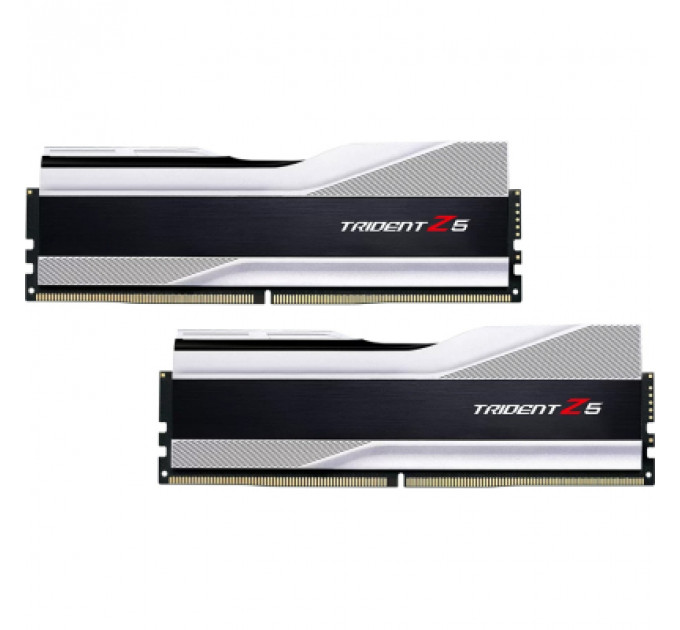 Модуль пам'яті для комп'ютера DDR5 64GB (2x32GB) 6000 MHz Trident Z5 Silver G.Skill (F5-6000J3238G32GX2-TZ5S)