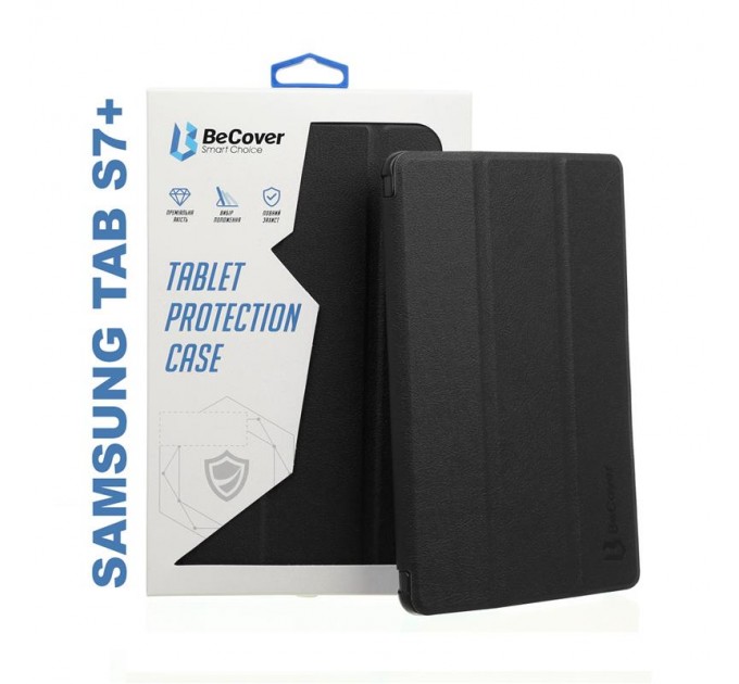Чехол-книжка BeCover Smart для Samsung Galaxy Tab S7+ SM-T970/SM-T975 Black (705225)