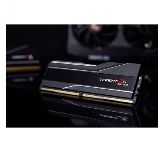 Модуль пам'яті для комп'ютера DDR5 64GB (2x32GB) 6000 MHz Trident Z5 NEO RGB G.Skill (F5-6000J3238G32GX2-TZ5NR)