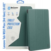 Чехол-книжка BeCover Soft Edge для Lenovo Tab M10 Plus TB-125F (3rd Gen)/K10 Pro TB-226 10.61" Dark Green (708368)