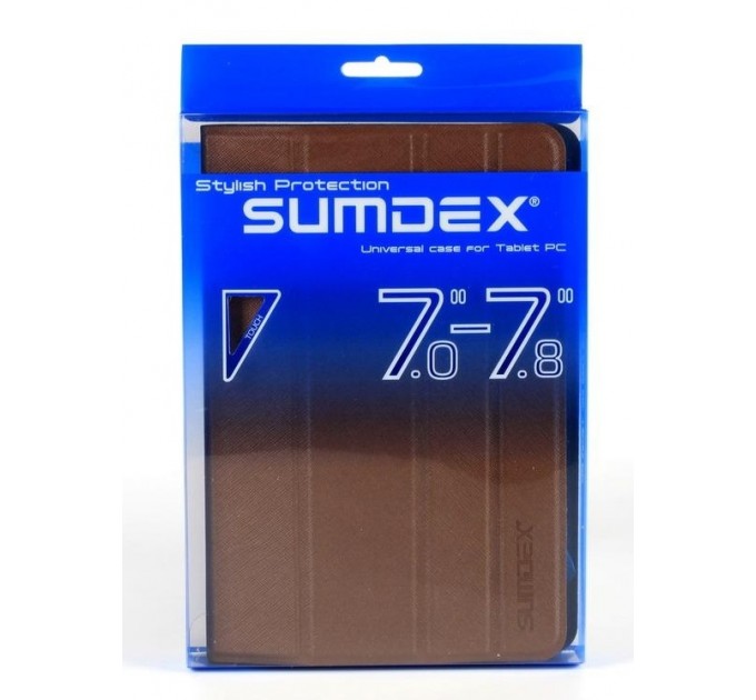 Чехол-книжка Sumdex универсальный 7" Red (TCC-700RD)