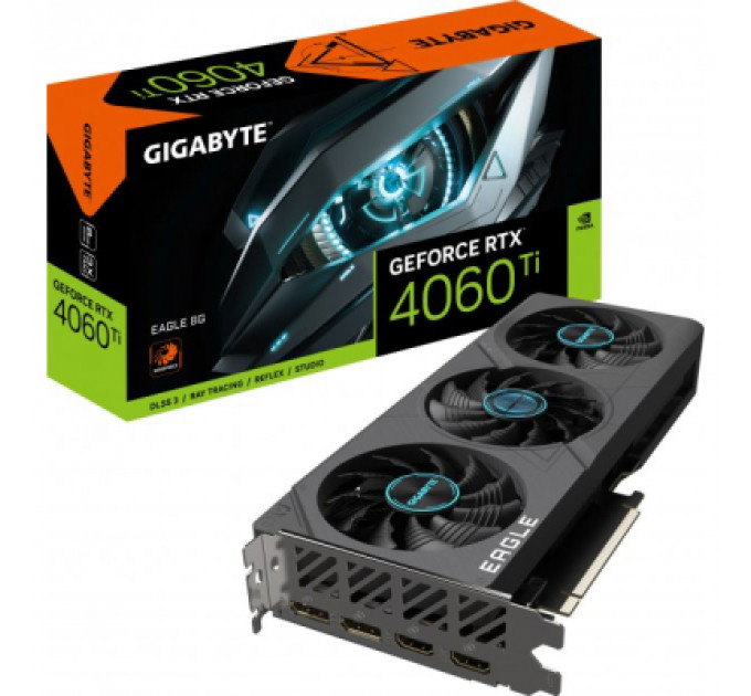 Відеокарта GIGABYTE GeForce RTX4060Ti 8Gb EAGLE (GV-N406TEAGLE-8GD)