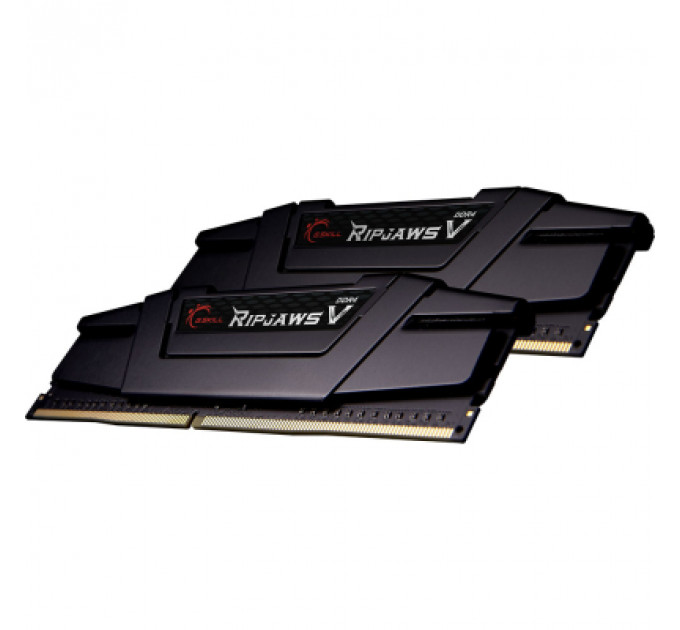 Модуль пам'яті для комп'ютера DDR4 16GB (2x8GB) 4400 MHz RipjawsV Black G.Skill (F4-4400C18D-16GVKC)