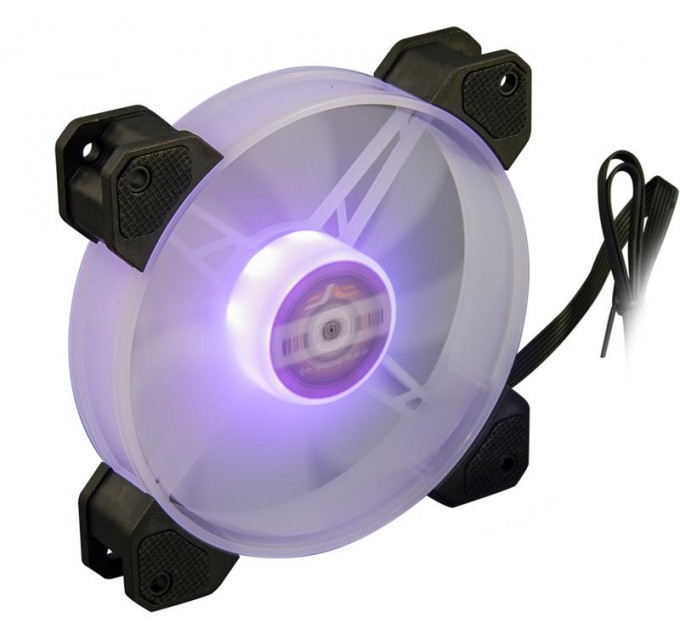 Frime Вентилятор Frime Iris LED Fan Mid RGB HUB (FLF-HB120MRGBHUB8), 120х120х25 мм, 6-pin, Black