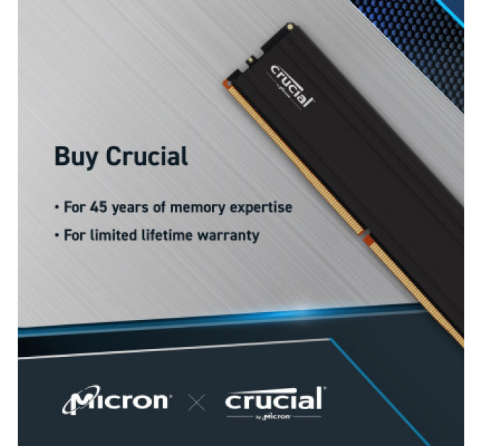 Модуль пам'яті для комп'ютера DDR5 32GB (2x16GB) 5600 MHz Pro Micron (CP2K16G56C46U5)