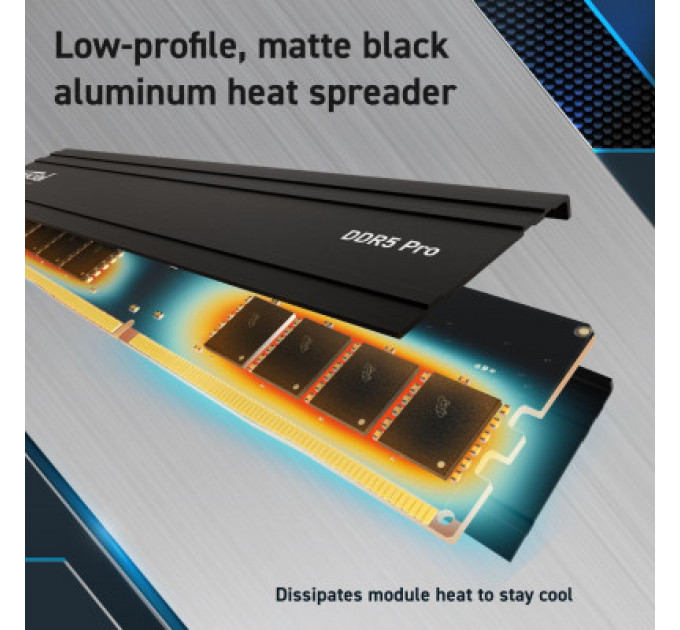 Модуль пам'яті для комп'ютера DDR5 32GB (2x16GB) 5600 MHz Pro Micron (CP2K16G56C46U5)