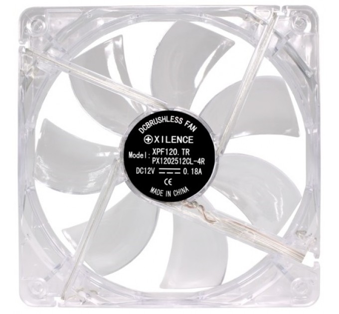 Xilence Вентилятор Xilence XPF120.TR (XF046), 120х120х25мм, 3-pin+4-pin, White_