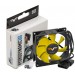 Frime Вентилятор Frime (FYF80HB3) 80x80x25мм, 3pin+Molex, Black/Yellow