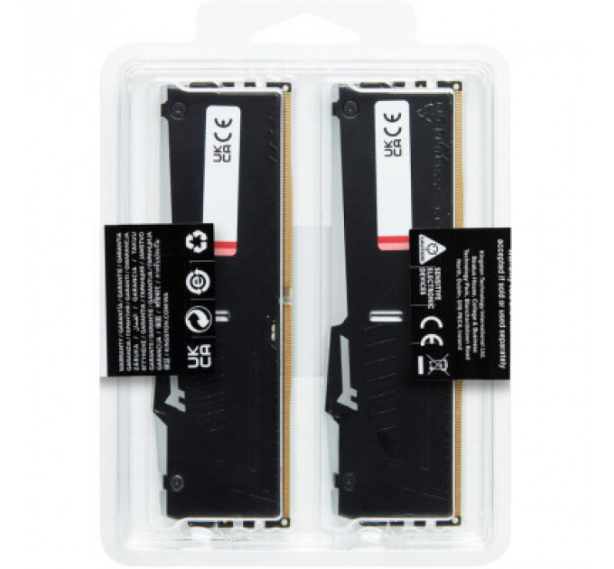 Модуль пам'яті для комп'ютера DDR5 64GB (2x32GB) 5200 MHz Beast RGB EXPO Kingston Fury (ex.HyperX) (KF552C36BBEAK2-64)