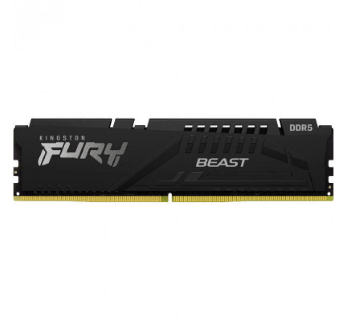 Модуль пам'яті для комп'ютера DDR5 64GB (2x32GB) 5200 MHz Beast Black Kingston Fury (ex.HyperX) (KF552C40BBK2-64)