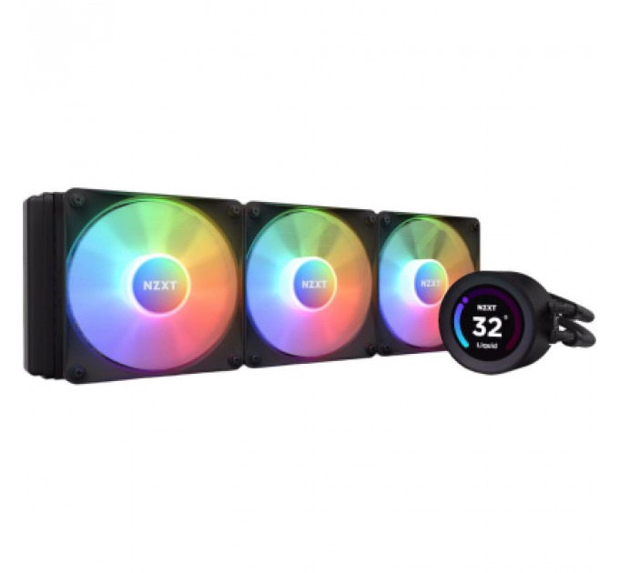 Система рідинного охолодження NZXT Kraken Elite RGB 360mm AIO (RL-KR36E-B1)