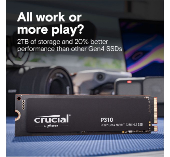 Micron Накопичувач SSD M.2 2280 1TB P310 Micron (CT1000P310SSD8)
