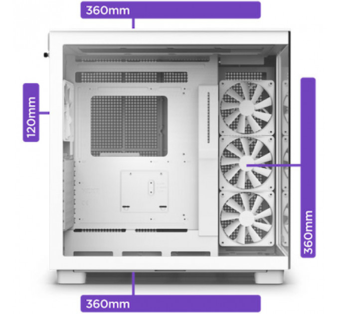 Корпус NZXT H9 Elite Edition White (CM-H91EW-01)