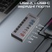Promate Концентратор USB Type-C Promate Gegahub-10G 7 in 1 Grey (gegahub-10g)