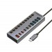 Концентратор USB Type-C Promate Gegahub-5G 10 in 1 Grey (gegahub-5g)