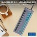 Концентратор USB Type-C Promate Gegahub-5G 10 in 1 Grey (gegahub-5g)