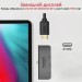 Концентратор USB Type-C Promate PadHub-Pro 4 in 1 Grey (padhub-pro.grey)