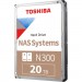 Toshiba Жорсткий диск 3.5" 20TB N300 Toshiba (HDWG62AUZSVA)