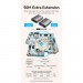 Адаптер HDMI via UTP up to 60m w/Power adapter(RX/TX) V1.4 1080p 60Hz 3D DD7.1 Vention (AKGH0-EU)