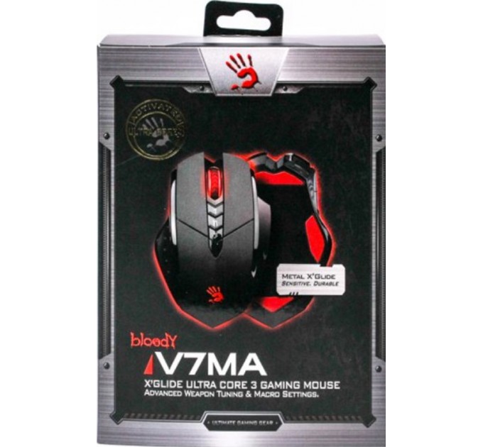 Миша A4Tech V7MA Bloody Black Holeless