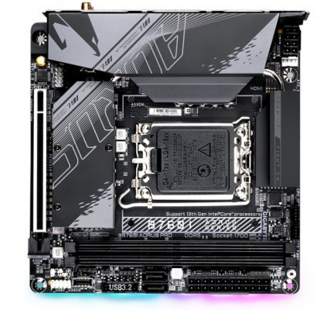 Материнська плата GIGABYTE B760I AORUS PRO