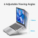 Vention Підставка до ноутбука Vention Laptop X-type Stand Silver Aluminum Alloy (KDMI0)