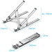 Vention Підставка до ноутбука Vention Laptop X-type Stand Silver Aluminum Alloy (KDMI0)
