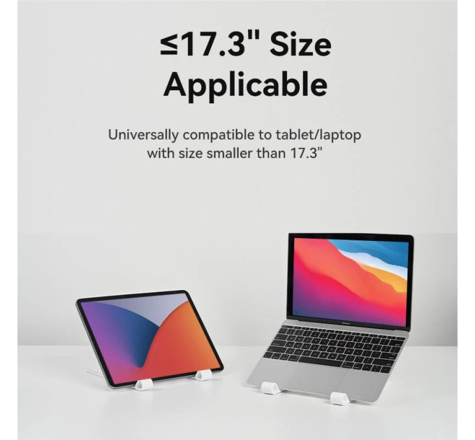Vention Підставка до ноутбука Vention Laptop X-type Stand White ABS 83-170мм (KDNW0)