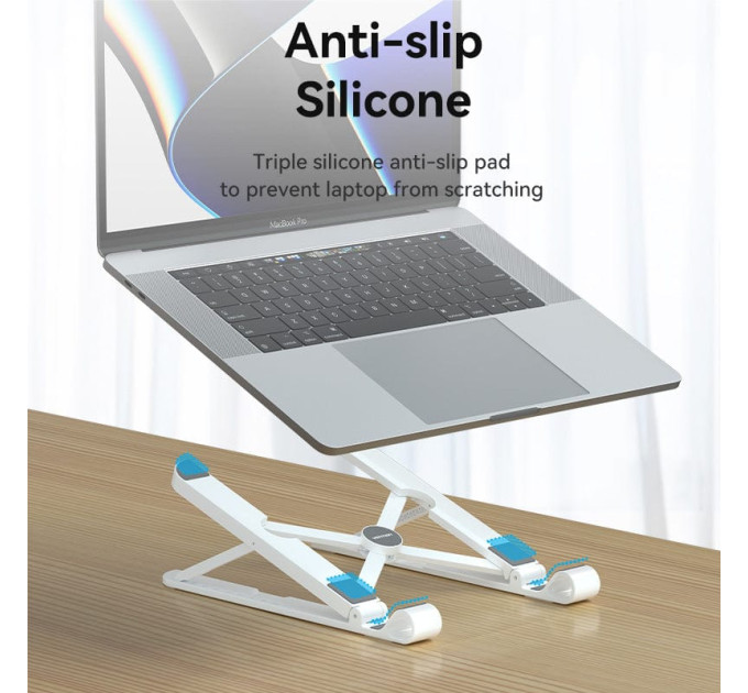 Vention Підставка до ноутбука Vention Laptop X-type Stand White ABS 83-170мм (KDNW0)