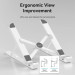 Vention Підставка до ноутбука Vention Laptop X-type Stand White ABS 83-170мм (KDNW0)