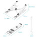 Vention Підставка до ноутбука Vention Laptop X-type Stand White ABS 83-170мм (KDNW0)