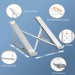 Vention Підставка до ноутбука Vention Foldable 90-136mm Laptop up 15.6" stand silver (H055-SL)