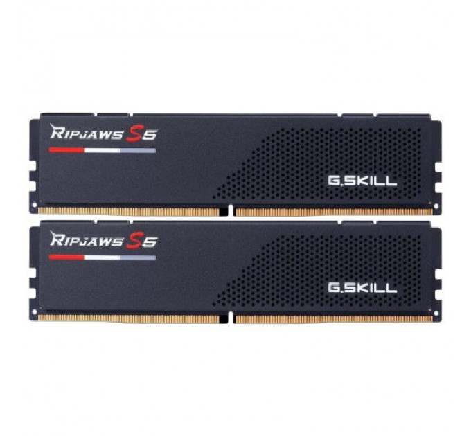 G.Skill Модуль пам'яті для комп'ютера DDR5 48GB (2x24GB) 6000 MHz Ripjaws S5 G.Skill (F5-6400J3239F48GX2-RS5K)