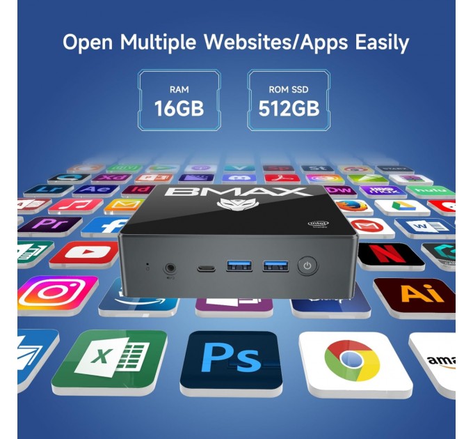 BMAX Неттоп BMAX B4 Plus (6972446199768)