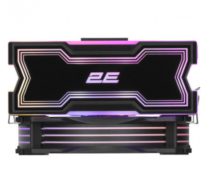 Кулер до процесора 2E Gaming Air Cool AC120D4TC-ARGB, LGA1700, 1366, 1200, 115X, AM5, AM4, AM3, AM3+, AM2, AM2+, FM2, (2E-AC120D4TC-ARGB)