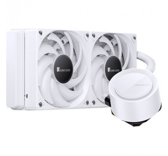 Система рідинного охолодження JONSBO TG-240 White