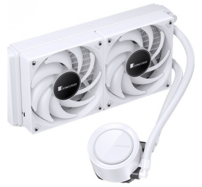 Система рідинного охолодження JONSBO TG-240 White