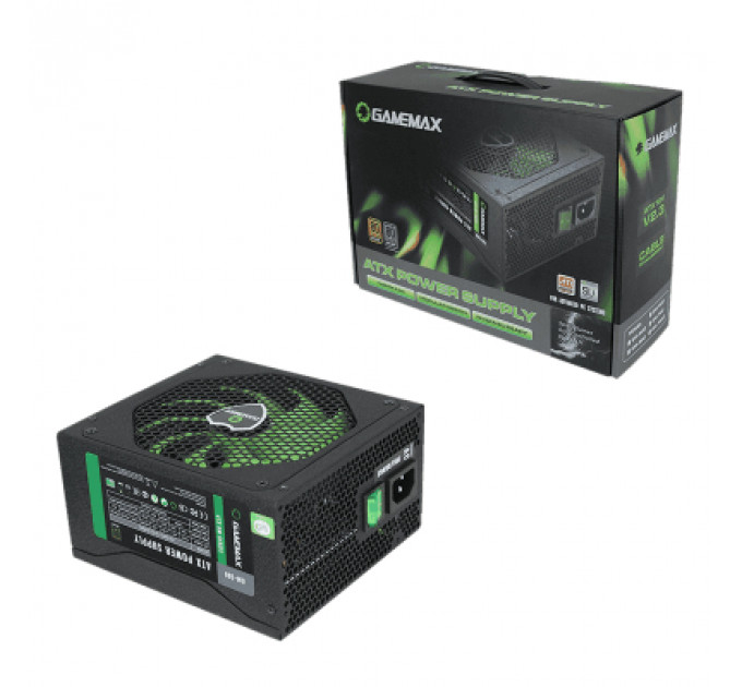 Блок живлення Gamemax GM-500 80+ APFC Black