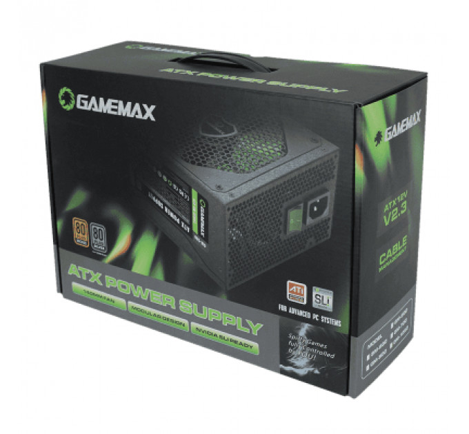 Блок живлення Gamemax GM-500 80+ APFC Black