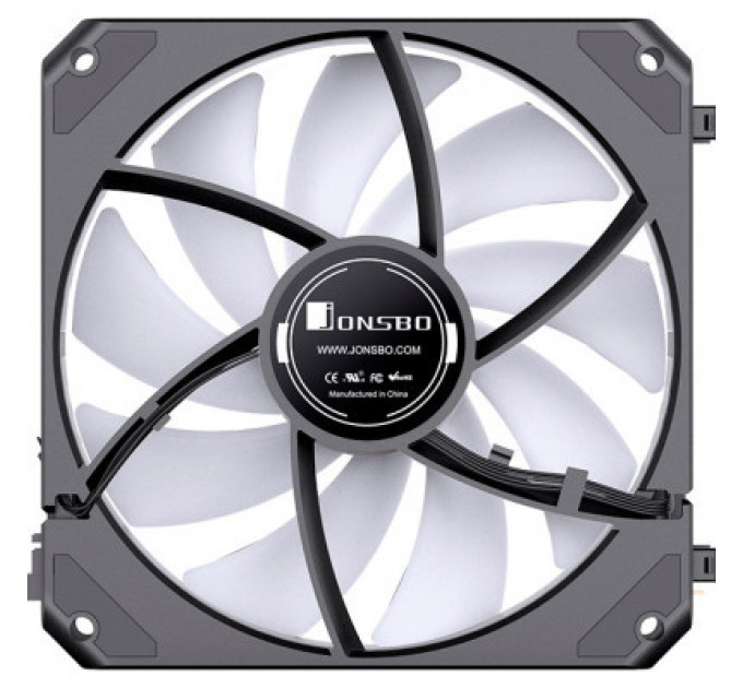 Кулер до корпусу JONSBO ZG-120BR Black