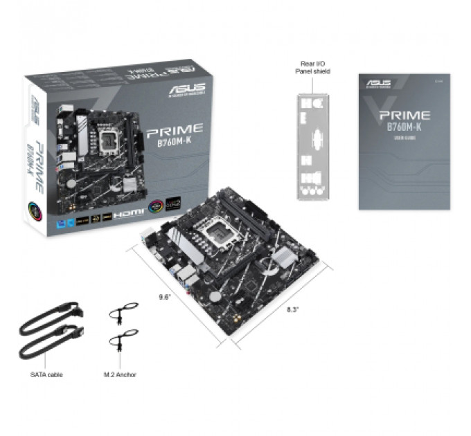 Материнська плата ASUS PRIME B760M-K