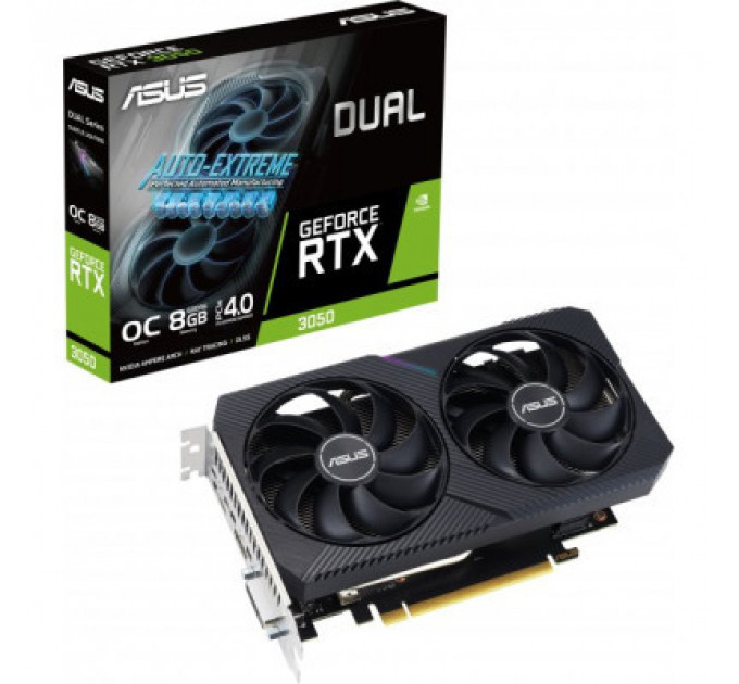 Відеокарта ASUS GeForce RTX3050 8Gb DUAL OC (DUAL-RTX3050-O8G-V2)
