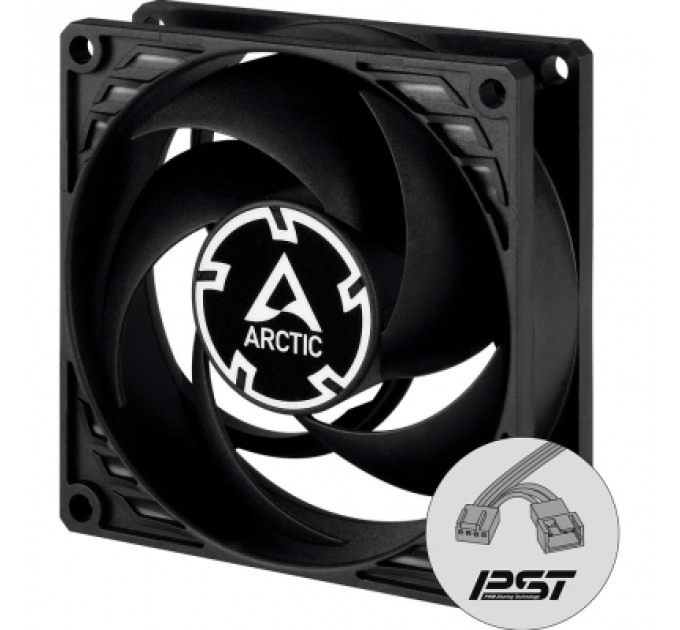 Кулер до корпусу Arctic P8 PWM PST CO (Black) (ACFAN00151A)