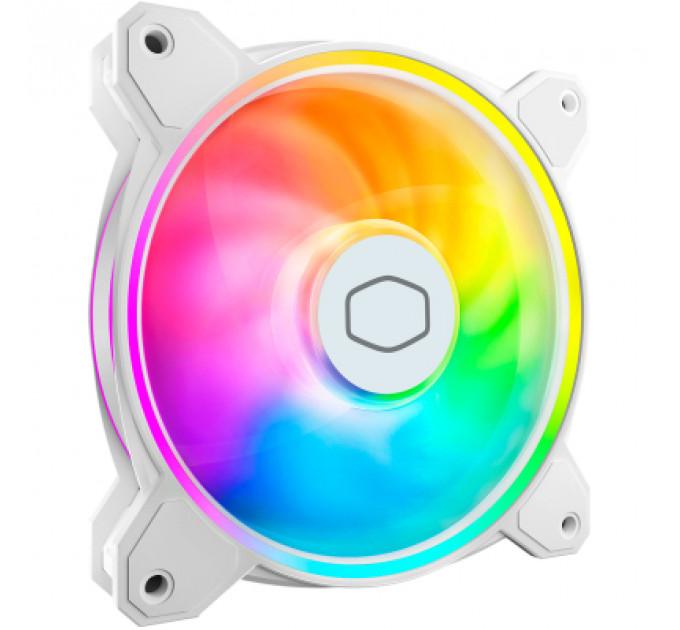 Кулер до корпусу CoolerMaster MasterFan MF120 HALO White Edition (MFL-B2DW-21NP2-R2)