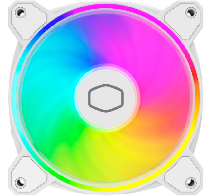 Кулер до корпусу CoolerMaster MasterFan MF120 HALO White Edition (MFL-B2DW-21NP2-R2)