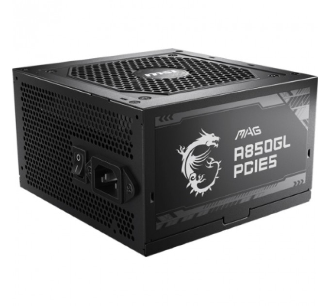 Блок живлення MSI 850W (MAG A850GL PCIE5)
